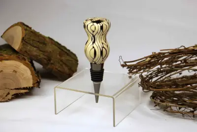 Zátka na víno ZVP004 Bambusové plátky a pryskyřice