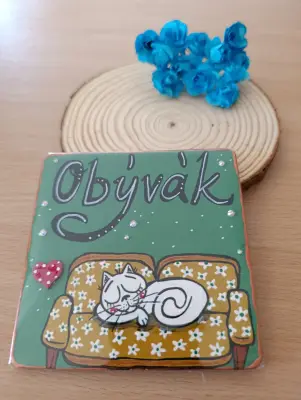 Cedulka - označení dveří